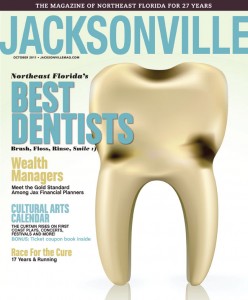 Jacksonville Magazine Best Dentists cover