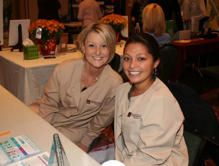 Photo of Jacksonville FL periodontal staff members Laure and Liliy