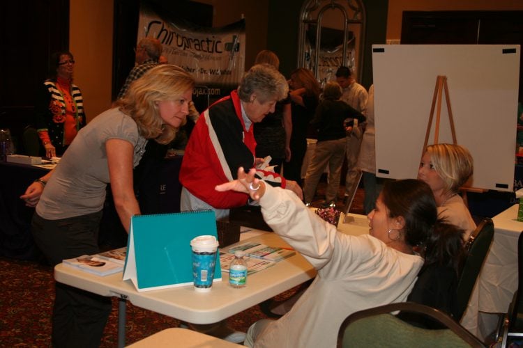 Photo of Jacksonville FL periodontal Richard E. Aguila, DDS staff members at community health fair