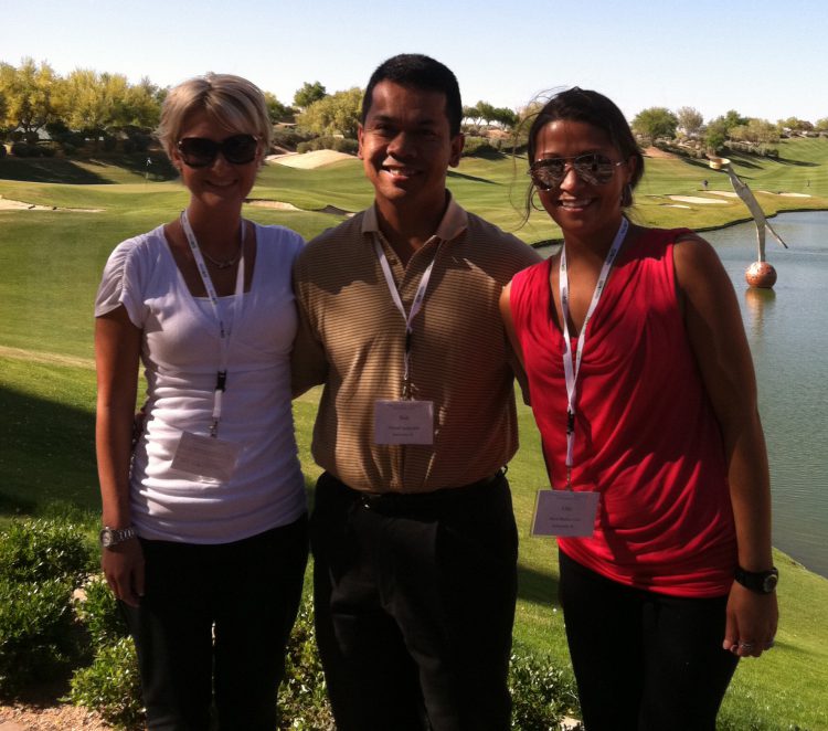 Dr. Aguila and both of his surgical assistants, Laure and Liliy